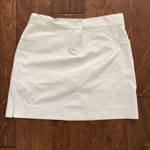 Youth white skort